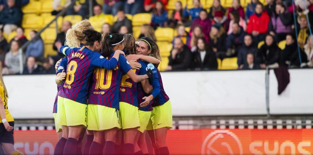 Barça's women celebrate a comfortable victory in Scandinavia